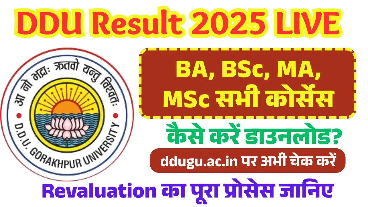 DDU Result 2025 OUT